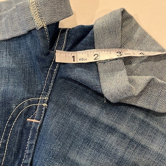 7 For All Mankind Cuffed Mid Rise Shorts Size 28 - Picture 8 of 16